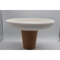 Wholesale Biodegradable Sugarcane Oval Plates Disposable Bagasse Dish Tableware Lunch Tray